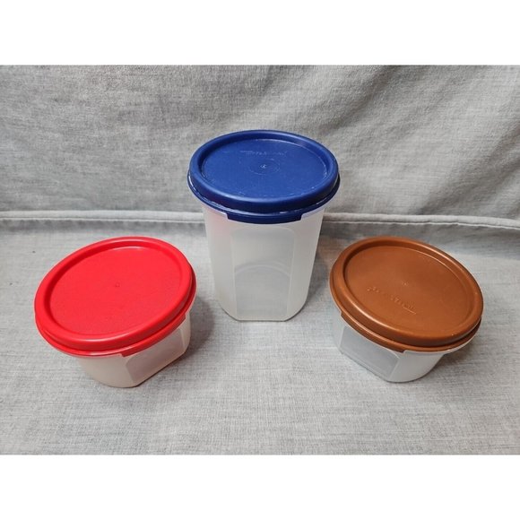 Lot 3 Cubix Ronds Tupperware Grand Modèle - Neufs Sous Emballage